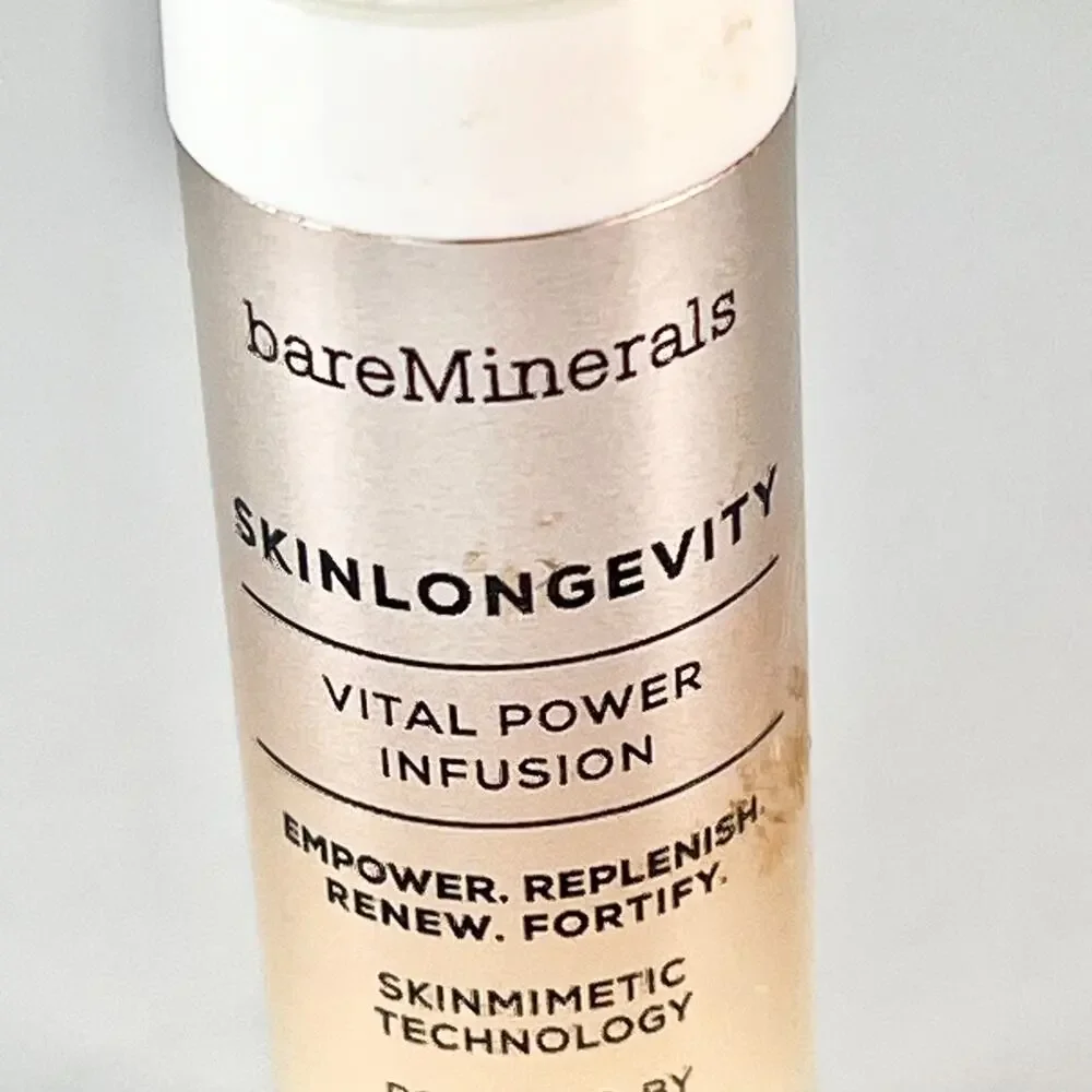 BareMinerals SkinLongevity Vital Power Infusion Serum Travel .25 fl oz 7.5ml New